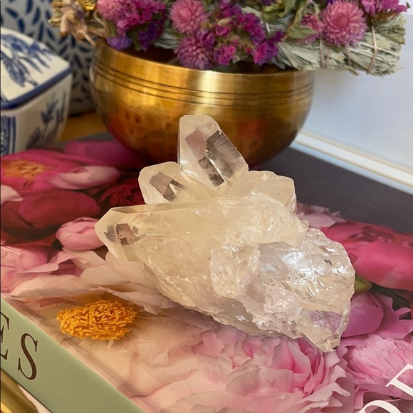 Beautiful Clear Quartz Cluster - Picture 3 of 5